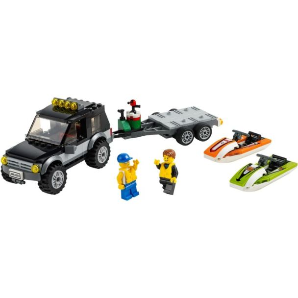 SUV with Watercraft